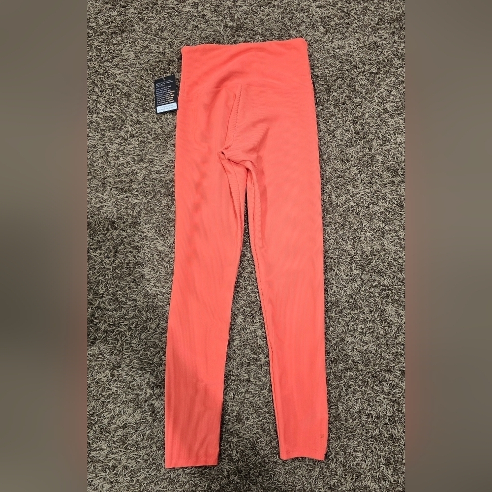 Onzie Women's Rib Midi Peach Punch Ribbed Size XS NWT - Picture 6 of 8